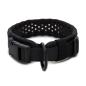 Preview: SOFTY Halsband | Länge: 40-46cm | Breite: 3,8cm | Farbe: schwarz/schwarz